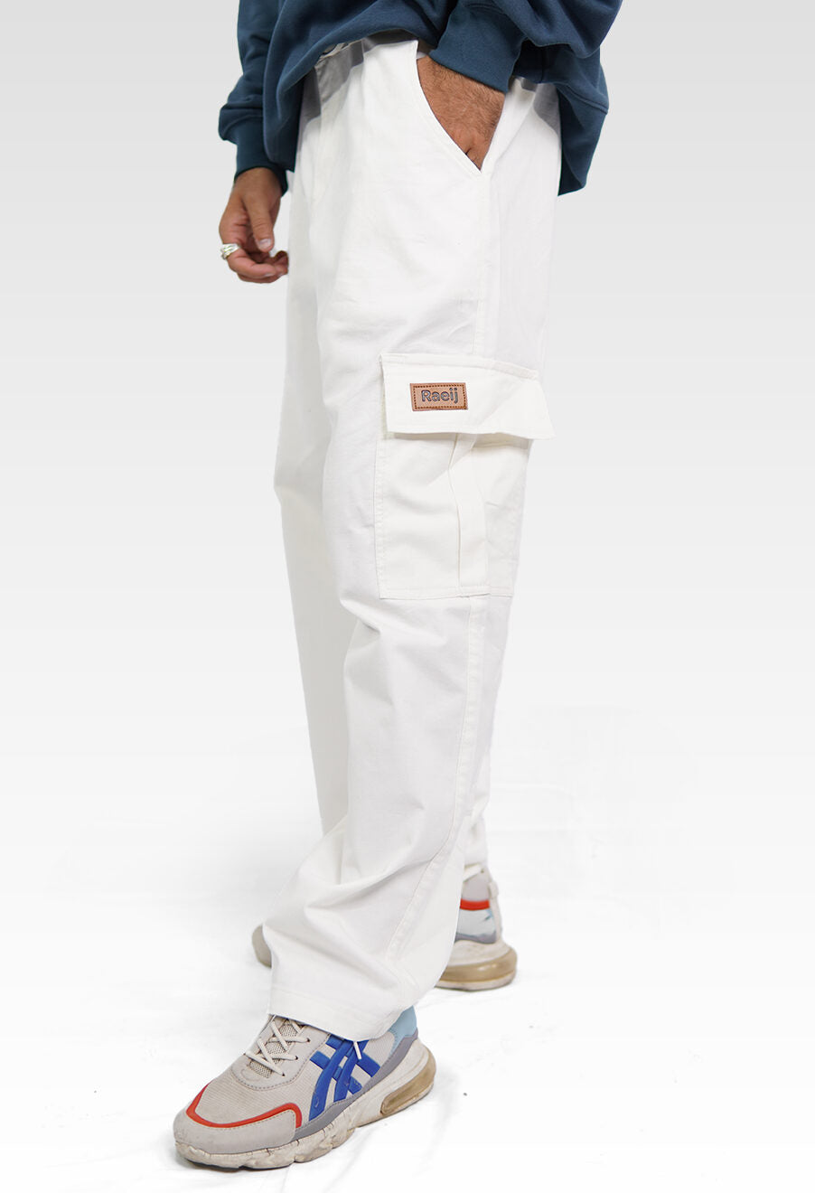 Cargo White Trouser