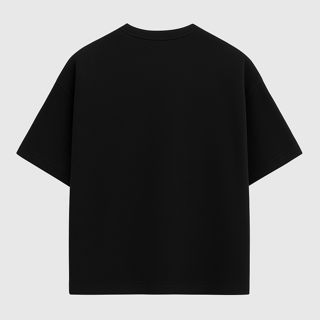 Basic Oversized Black Tee