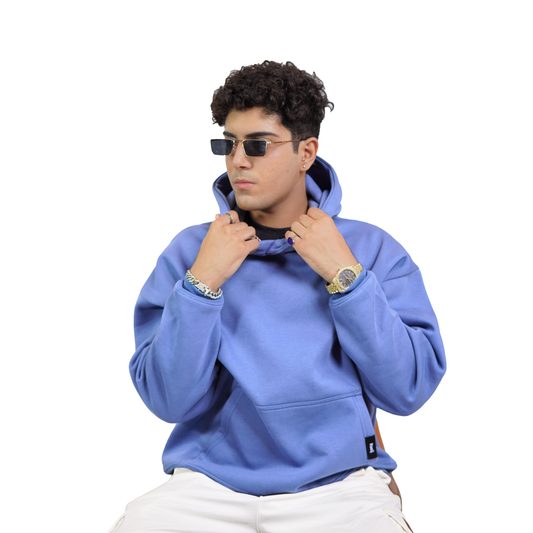 Blue Oversized Hoodie
