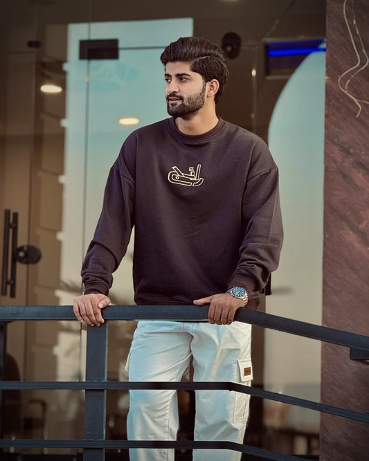 Basic Sweatshirt Brown