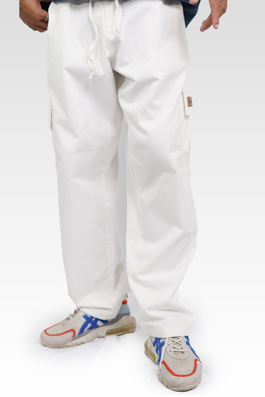Cargo White Trouser