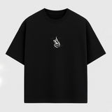 Basic Oversized Black Tee
