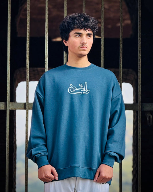 Basic Sweatshirt Blue