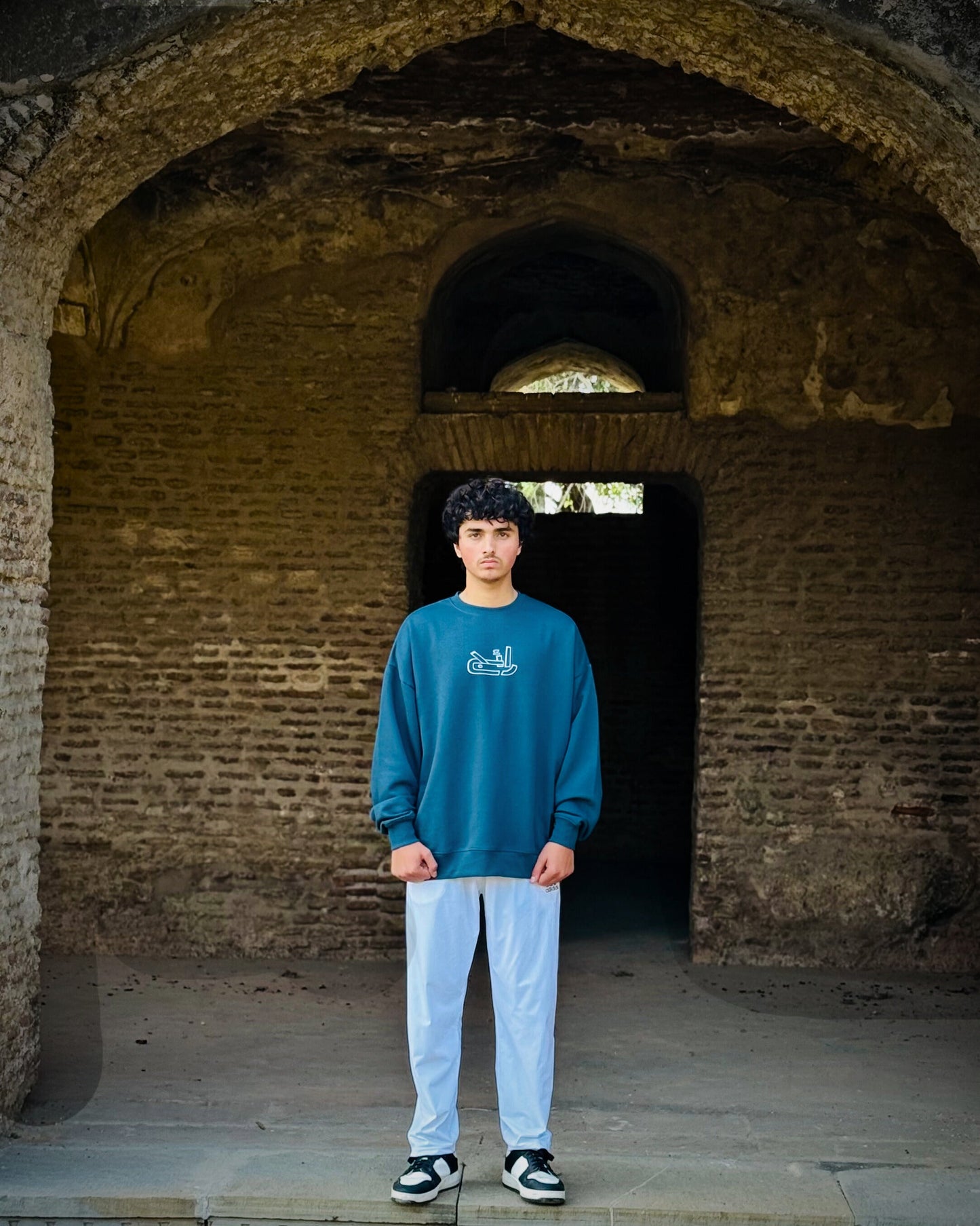 Basic Sweatshirt Blue