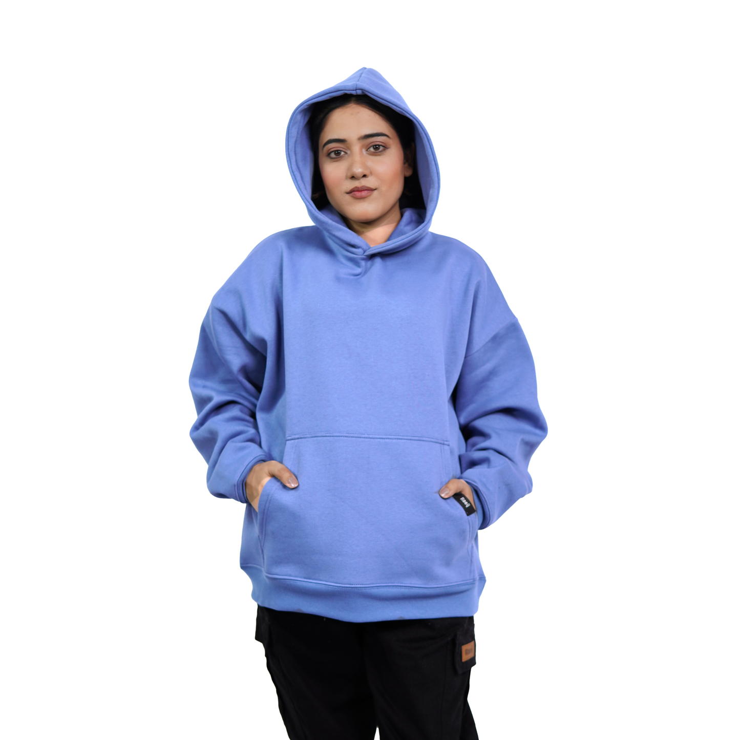 Blue Oversized Hoodie