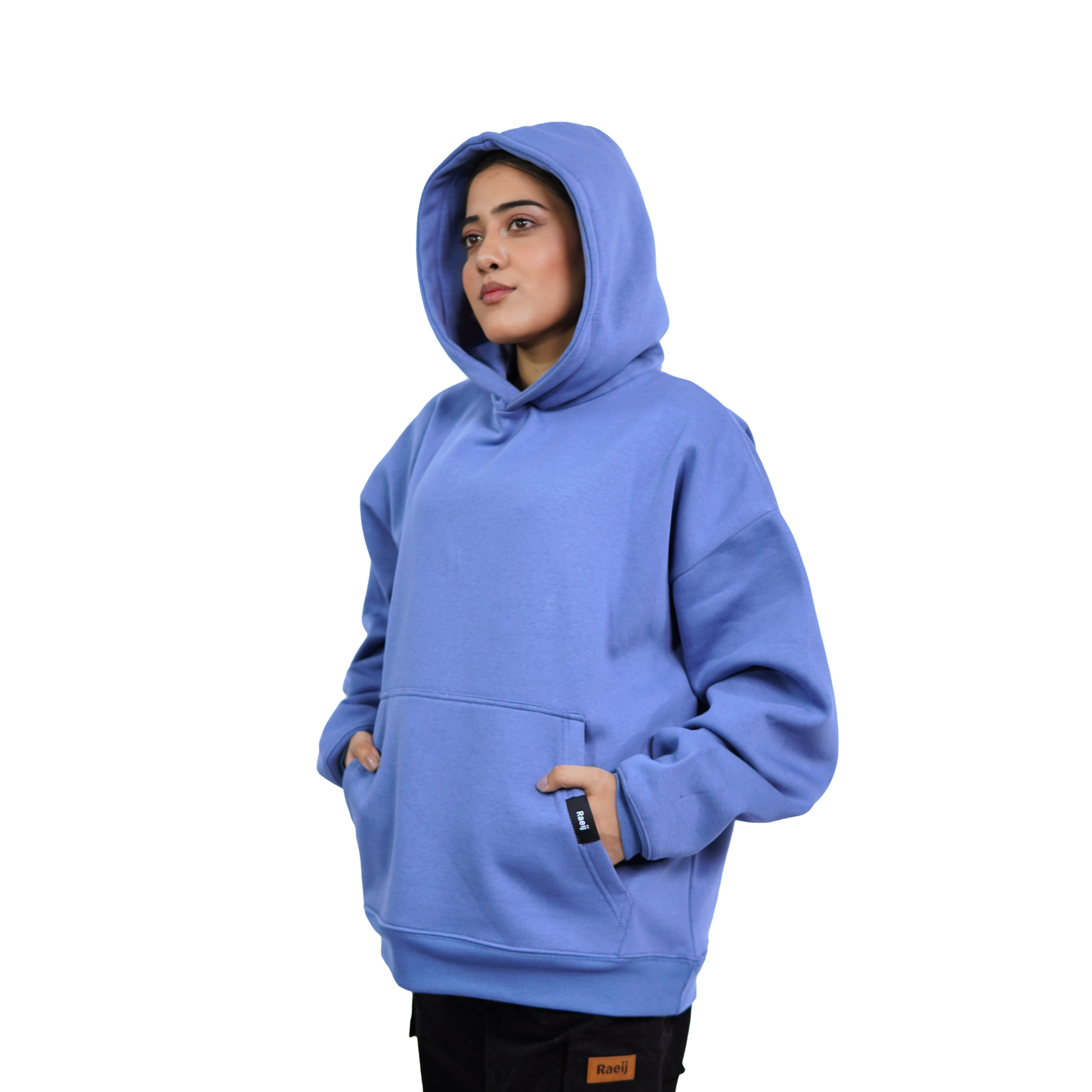 Blue Oversized Hoodie