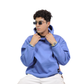 Blue Oversized Hoodie