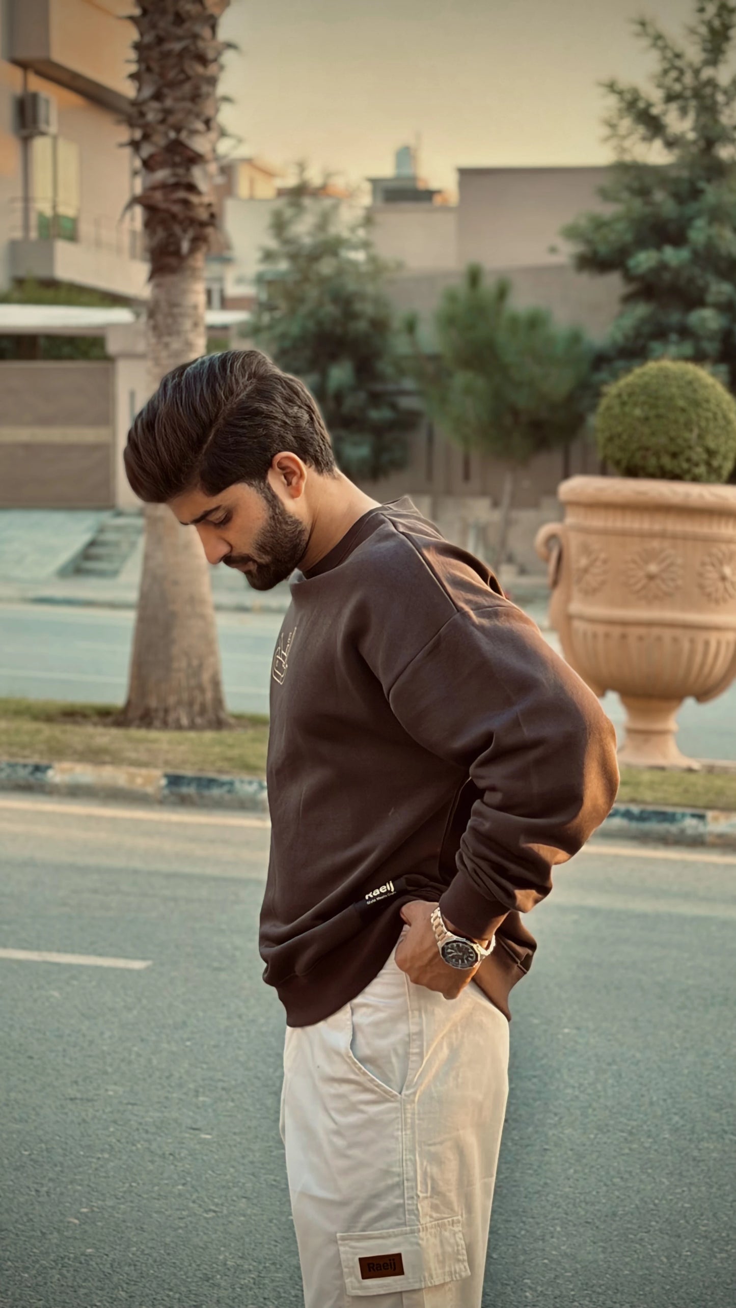 Basic Sweatshirt Brown