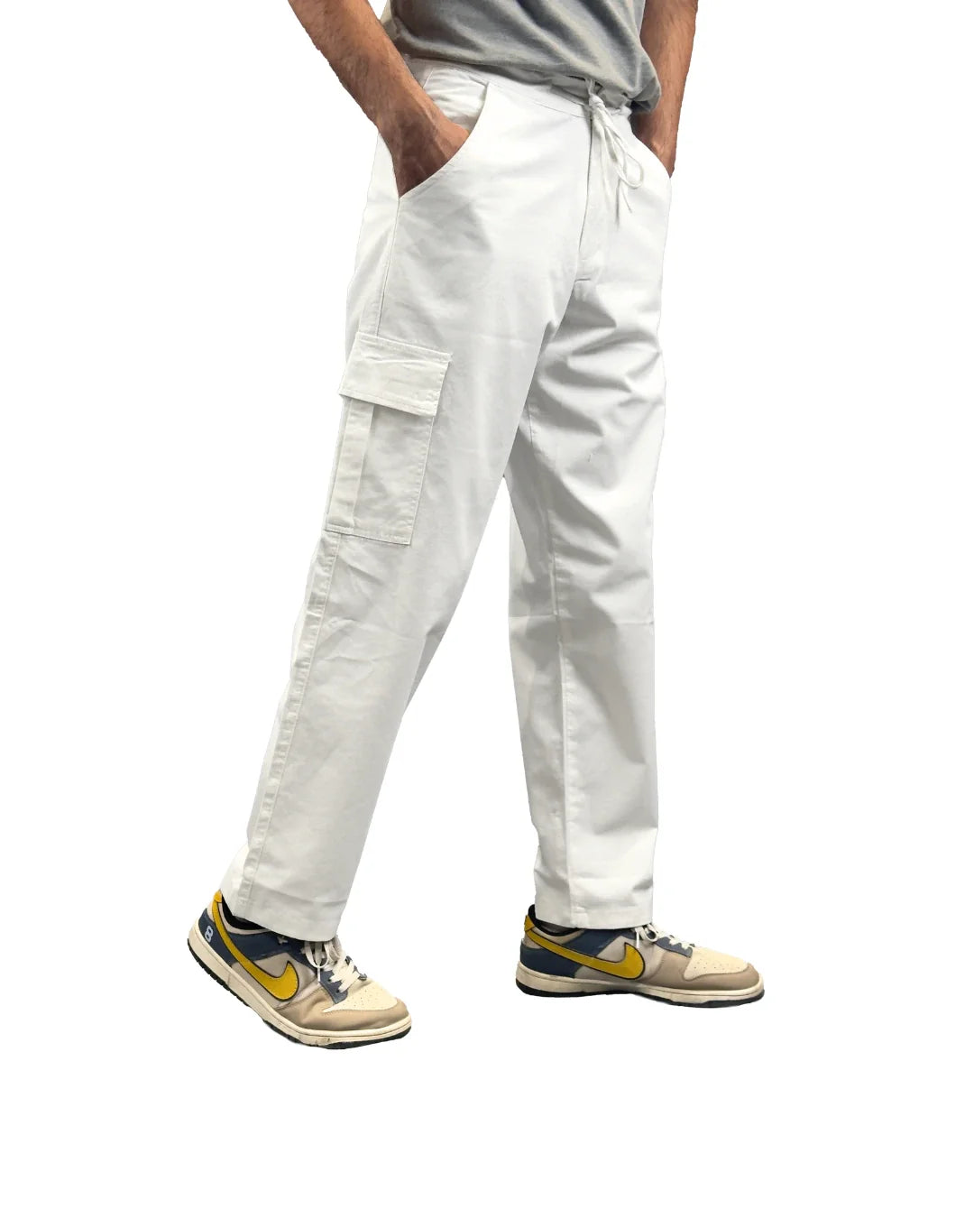 Cargo White Trouser