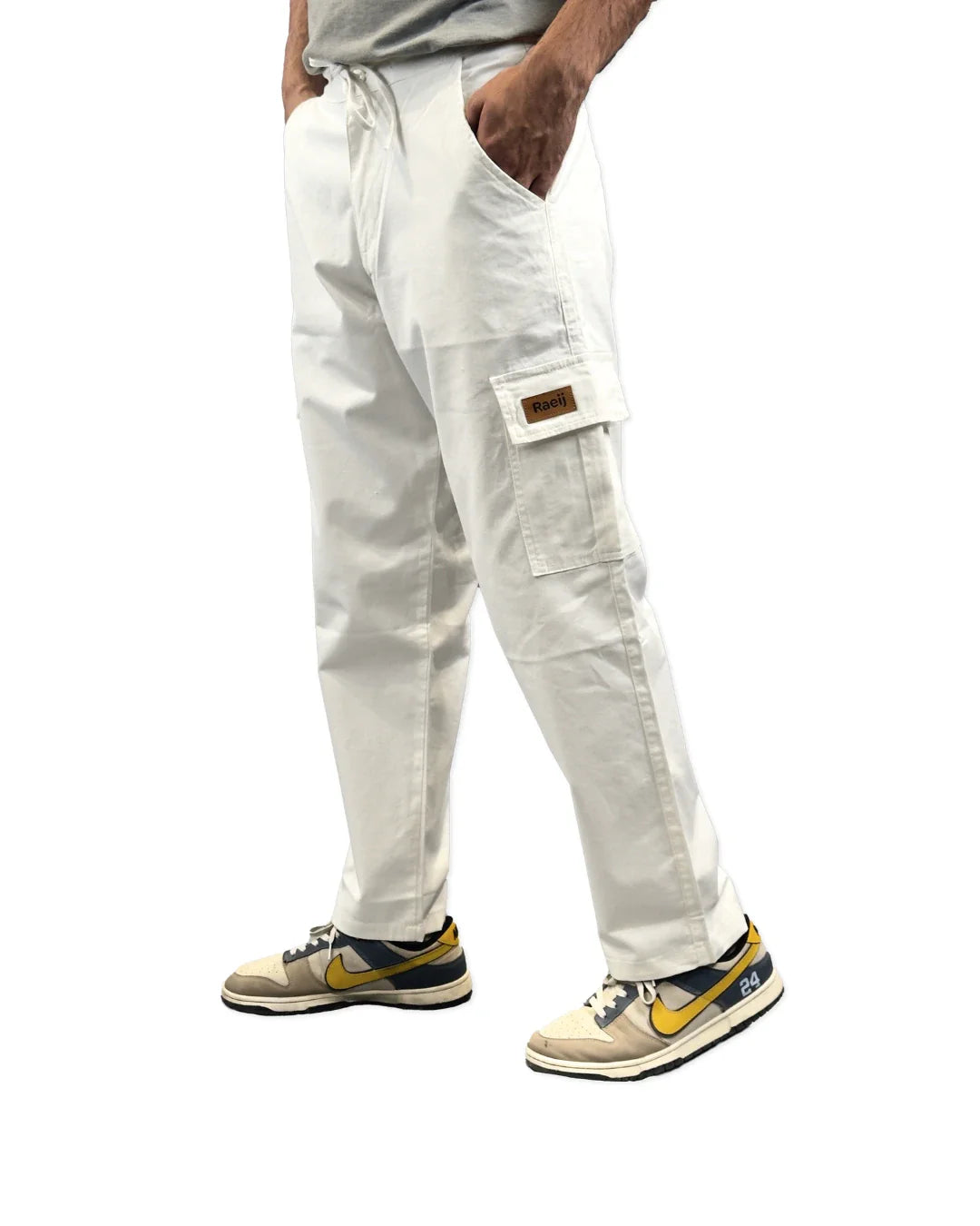 Cargo White Trouser
