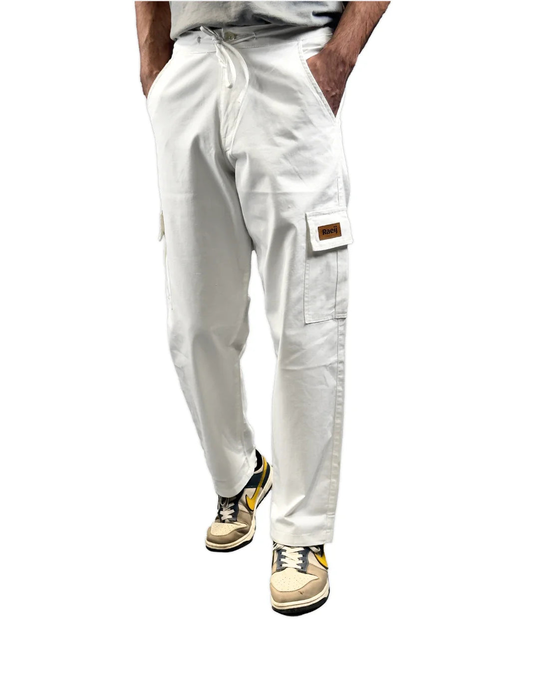 Cargo White Trouser