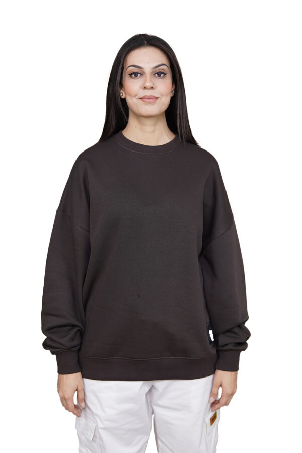 Brown Oversized Sweatshirt - Image 2