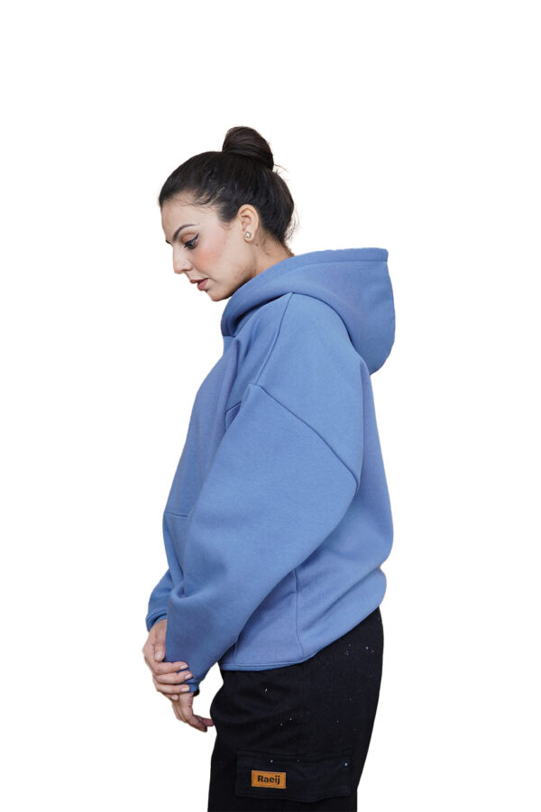 Blue Oversized Hoodie - Image 4