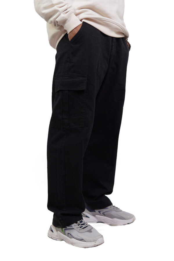 Black Cargo Trouser - Image 2