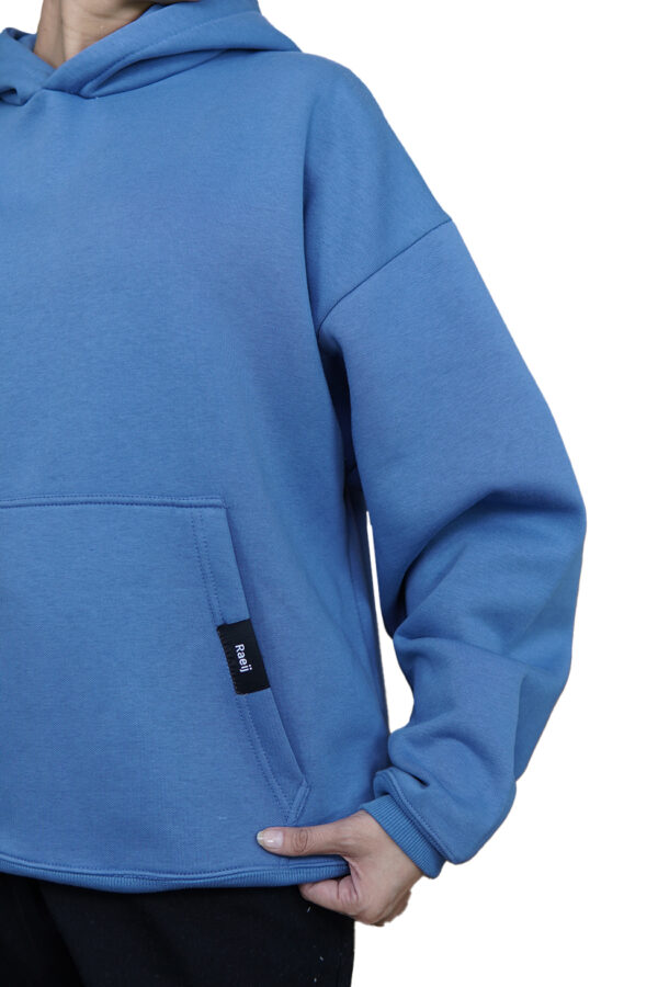 Blue Oversized Hoodie - Image 5