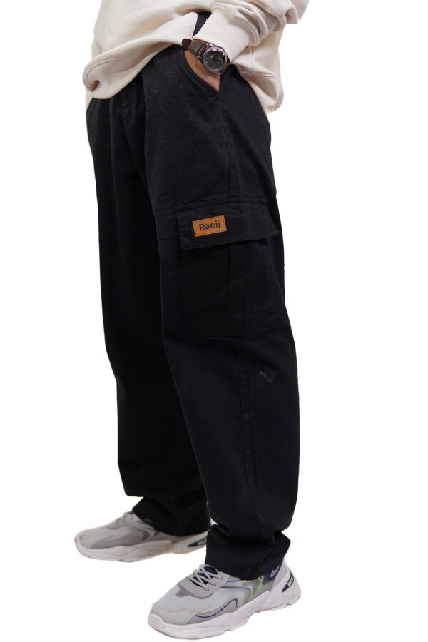 Black Cargo Trouser
