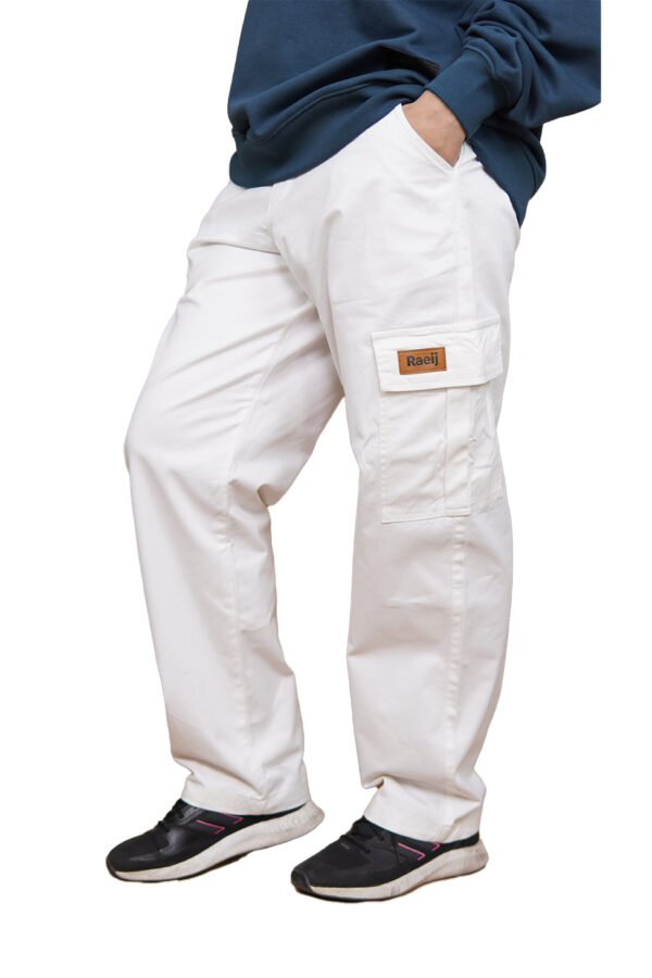White Cargo Trouser - Image 4