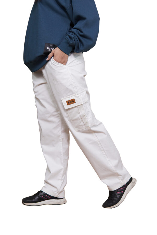 White Cargo Trouser - Image 2
