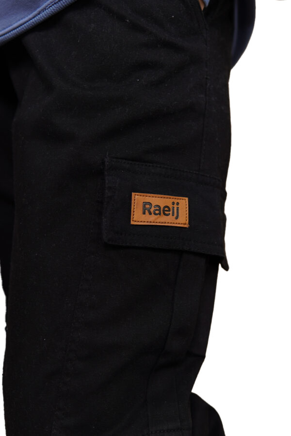 Black Cargo Trouser - Image 3