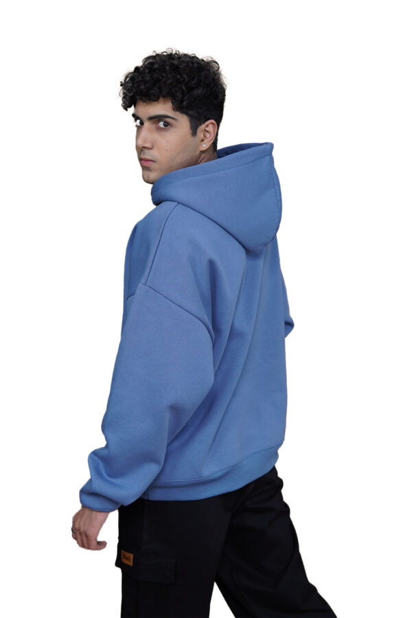 Blue Oversized Hoodie