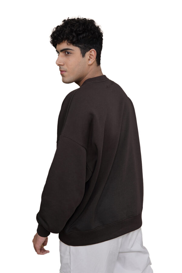 Brown Oversized Sweatshirt - Image 5