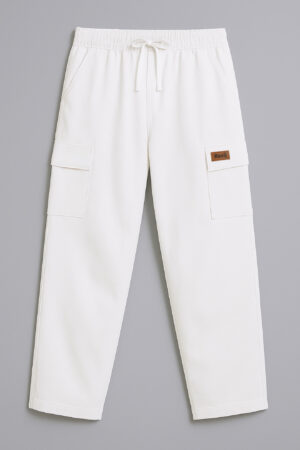 White Cargo Trouser