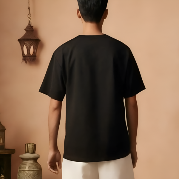Basic Oversized Black Tee - Image 7