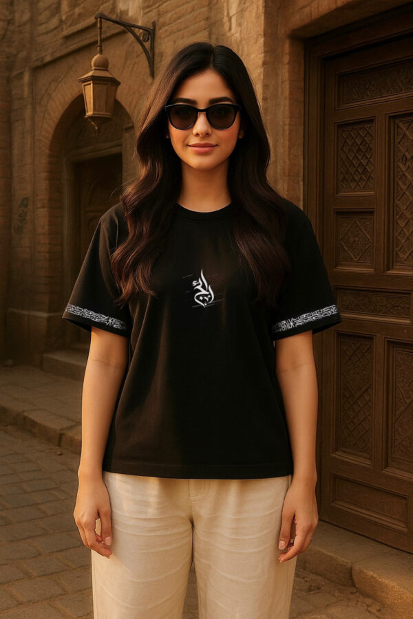 The Calligrapher’s Mark Oversized Tee - Image 4